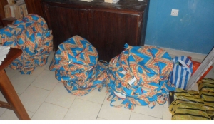 Distribution school supply and school bags in Bafia